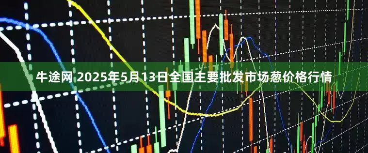 牛途网 2025年5月13日全国主要批发市场葱价格行情
